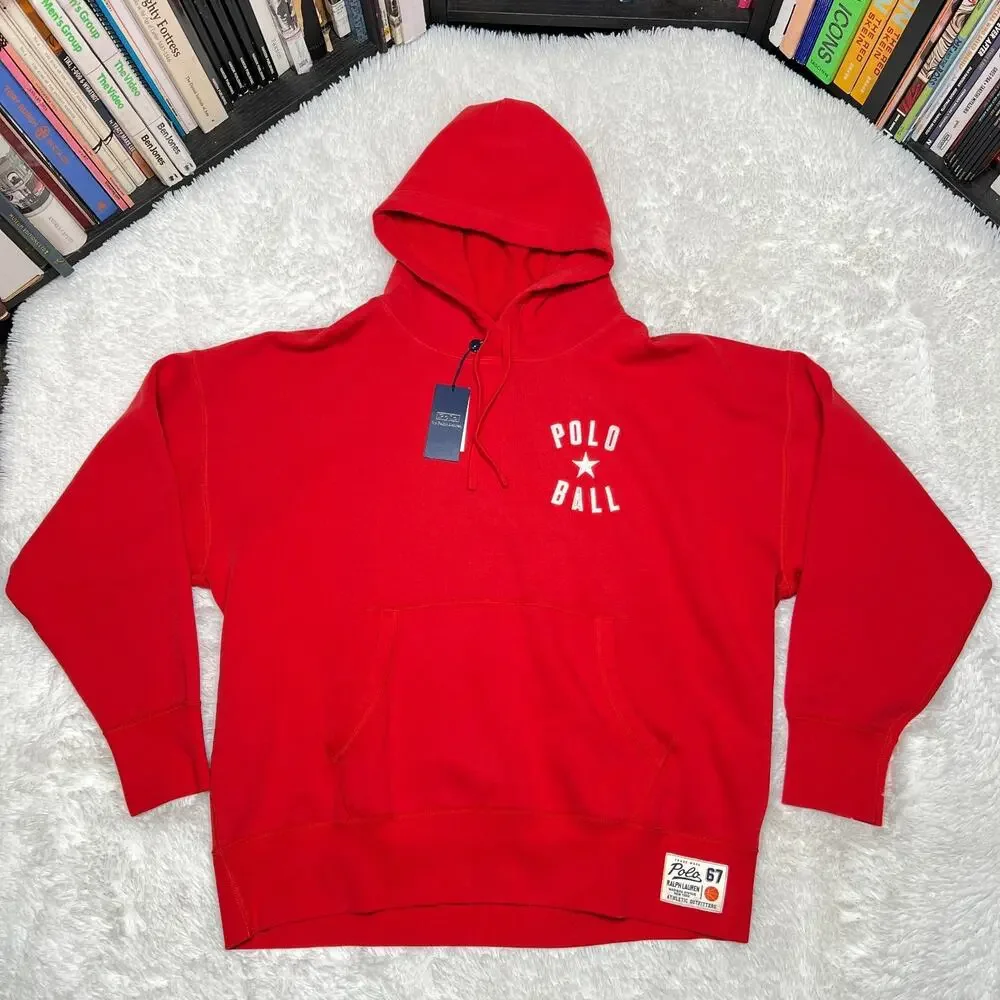 POLO RALPH LAUREN HOODIE POLO BALL VINTAGE FIT SIZE XL